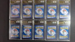 OCD 9.5 GEM-MINT Pikachu 025/151 044/130 Chinese Pokemon Cards lot*10 GL15 - Image 2