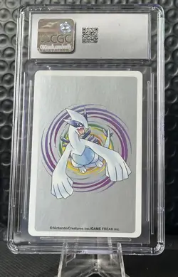 1999 Pokemon Japanese Ampharos Playing Card Silver Deck CGC 10 - Image 2