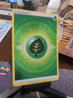 Grass Energy Reverse Holo NM/M Crown Zenith Pokemon Card - Image 1