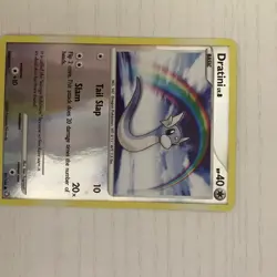 Pokemon Dratini Common Reverse Holo 91/146 Legends Awakened Basic Dragon Card - Image 2