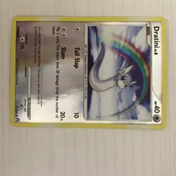 Pokemon Dratini Common Reverse Holo 91/146 Legends Awakened Basic Dragon Card - Image 3