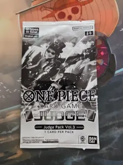 One Piece Booster Judge Vol.3 Tournament Card Game Sealed Pack English Carte - Image 1