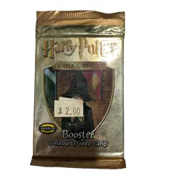 * Harry Potter * Card Game Base Set Booster Pack New Sealed 2001 WOTC Lot of 2 742818140294 - Image 2