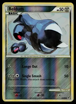 Pokemon Card - Beldum Undaunted 43/90 Reverse Holo - Image 1