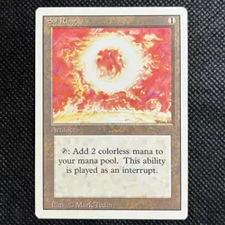 1994 MTG MAGIC THE GATHERING SOL RING REVISED EDITION NM UNPLAYED - Image 1