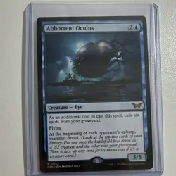 Magic: The Gathering Abhorrent Oculus Duskmourn Creature Mythic Blue Regular - Image 1