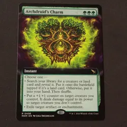 Archdruid's Charm (Extended Art) 408 MTG Murders at Karlov Manor (MKM) Rare NM - Image 1