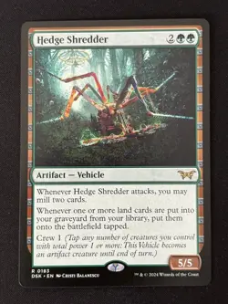 1x MTG Hedge Shredder - Duskmourn: House of Horror (DSK) #183 - Magic - Image 1