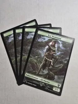 (x4) Insect - Elf Warrior Double Sided Token LOTR Commander - Image 1