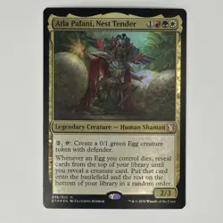 Atla Palani, Nest Tender 38 LP Foil M Commander 2019 MTG - Image 1