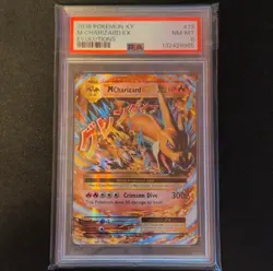 2016 Pokemon M Charizard EX #13 Evolutions Ultra Rare Holo English PSA 8 - Image 1