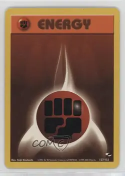 Fighting Energy Pokemon Gym Heroes #127 2000 - Image 1
