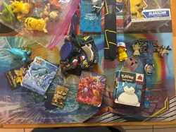 Vintage & Modern Pokemon Accessories Toys Electronics Fire Snorlax Alakazam - Image 2
