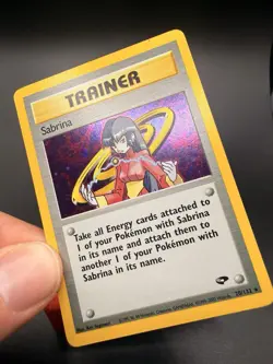 Sabrina Trainer 20/132 Holo Rare Gym Challenge WOTC Pokemon Card Near Mint-f - Image 2