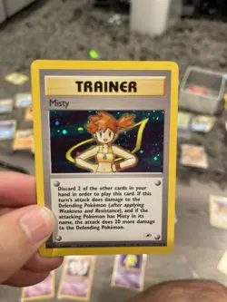 Pokemon TCG Misty Gym Heroes Holo Rare Trainer Card 18/132 English Unlimited - Image 1