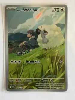 Pokemon TCG Hop's Wooloo 170/159 Sv09: Journey Together Holo NM - Image 1
