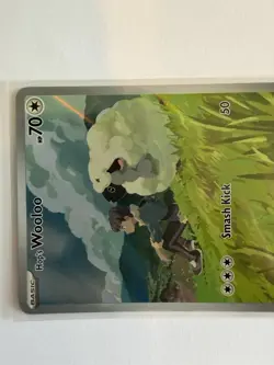 Pokemon TCG Hop's Wooloo 170/159 Sv09: Journey Together Holo NM - Image 3