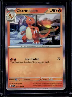 2023 Pokemon SV Obsidian Flames - OBF EN Charmeleon #027/197 - Image 1