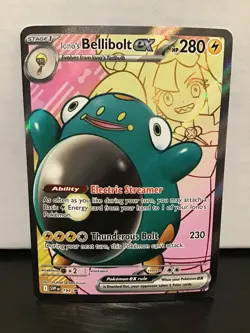 Iono's Bellibolt ex 194 Full Art Holo Pokemon Black Star Promo - Image 1