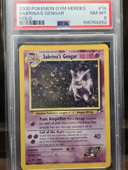 Pokemon TCG Sabrina's Gengar Holo Gym Challenge Card 14/132 Rare - Image 1