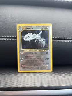 Pokemon TCG Steelix 15/111 Neo Genesis 2000 Holo Rare WOTC VTG NM - Image 1