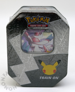 Pokemon TCG 25th Anniversary Celebrations Tin Pack (Dark Sylveon)- Sealed - Image 1