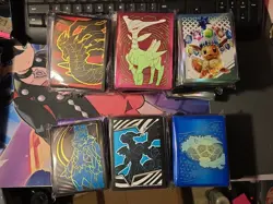 Big Pokemon TCG Sleeve Lot 49 Packs Official Pokemon ETB Sleeves - Image 2