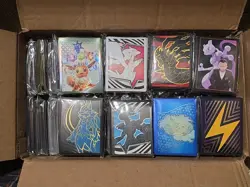 Big Pokemon TCG Sleeve Lot 49 Packs Official Pokemon ETB Sleeves - Image 4