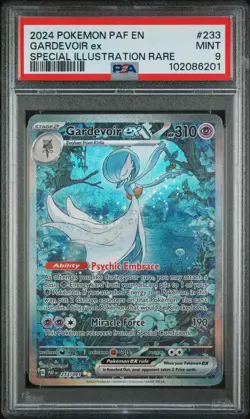 2024 POKEMON PAF EN-PALDEAN FATES SPECIAL ILLUSTRATION RARE GARDEVOIR EX PSA 9 - Image 1