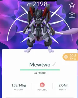 Pokemon Go PTC Acc, Guaranteed Lucky Armor Mewtwo - Image 1