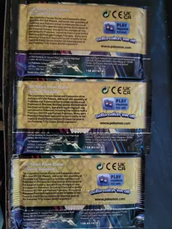 3x Crown Zenith Booster Packs Sealed Pokemon TCG Sword & Shield Galarian Gallery - Image 2