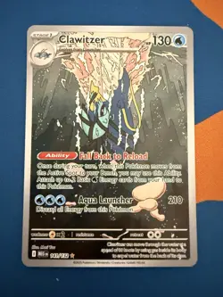Clawitzer 141/132 Mega Evolution Illustration Rare Pokemon TCG - Image 1
