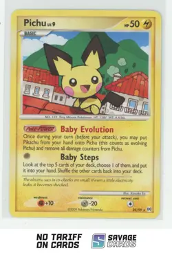 2009 Pokemon Platinum - Arceus Pichu #25/99 Basic/Rare - Image 1