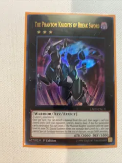 Yugioh The Phantom Knights of Break Sword Ultra Rare LEHD-ENC31 NM 1st Edition - Image 1