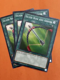 Silver Bow and Arrow X3 LOB-EN091 Legend of Blue Eyes White Dragon (25th... - Image 1