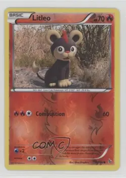 Litleo Reverse Foil Pokemon XY Flashfire #18 - Image 1