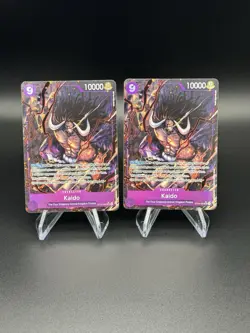 One Piece TCG Kaido ST04-003 Alternate Art x2 NM/LP - Image 1