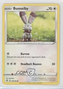 Bunnelby Pokemon Sword & Shield Rebel Clash #146 - Image 1