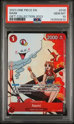 2023 ONE PIECE GIFT COLLECTION 2023 #016 NAMI PSA 10 - Image 1