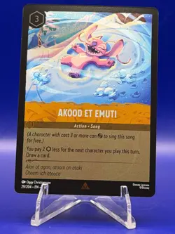 Disney Lorcana Winterspell Akood Et Emuti #29 Foil Holofoil - Image 1