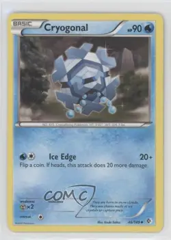 Cryogonal Pokemon Black & White Boundaries Crossed #46 - Image 1