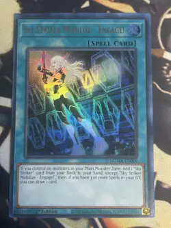 Yugioh: Sky Striker Mobilize - Engage! - MAMA-EN009 Ultra Rare 1st Edition NM - Image 1
