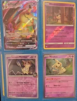 Lot Of 4 Mimikyu Pokemon Cards - Image 1