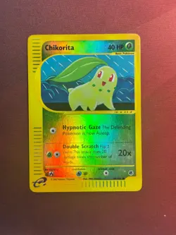 CHIKORITA 99/165 Expedition REVERSE HOLO RH E-Series Pokemon TCG card VLP-NM - Image 1