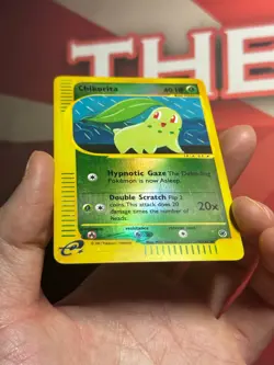 CHIKORITA 99/165 Expedition REVERSE HOLO RH E-Series Pokemon TCG card VLP-NM - Image 2