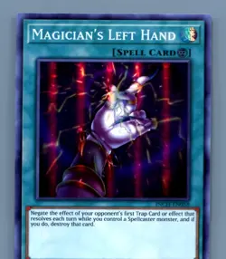 Magician's Left Hand #MP18-EN013 Yugioh 1st edition - Image 1