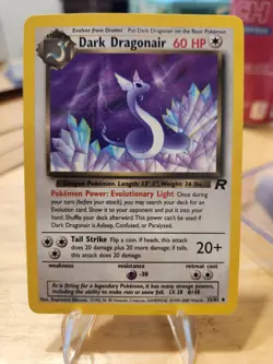 Dark Dragonair 33/82 Team Rocket Non Holo Vintage Pokemon Card - Image 1