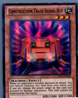 Construction Train Signal Red #DRLG-EN038 Yugioh - Image 1