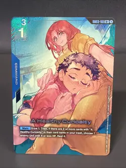 [ENGLISH] Gundam TCG Card Game A Healthy Curiosity - GD03 - 101 R+ Alt Art Foil - Image 1