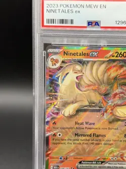 PSA 9 Ninetales ex 038/165 SV151 Scarlet Violet Holo Pokemon Card - Image 3